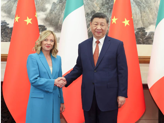 China and Italy should approach bilateral relations from a strategic height: Xi