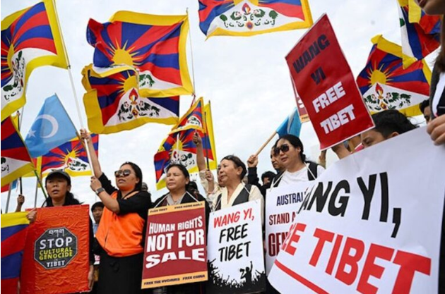 China is under pressure from Western countries and allies on human rights in Tibet and East Turkestan.